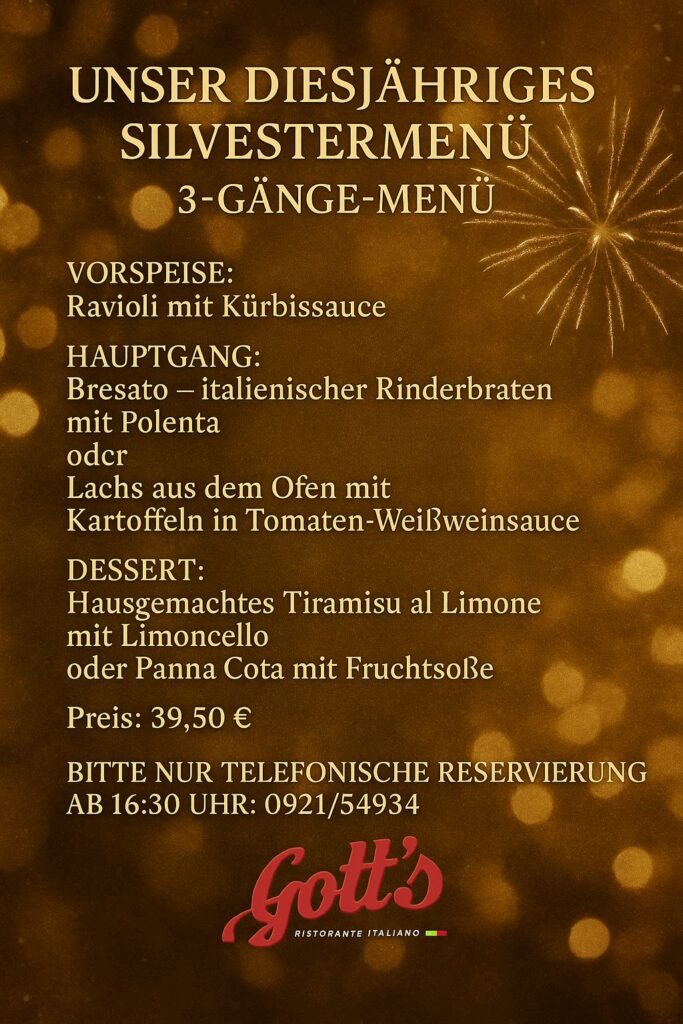 Gott’s Bayreuth Silvester